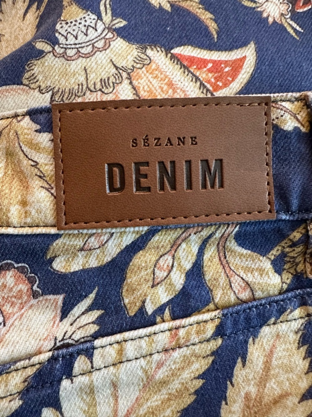 Sezane The Wide Leg Trouser in Never Ending Summer Size 38= US Size 6 - Picture 8 of 15